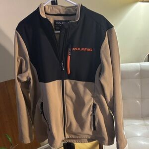 Men's Black and Tan Jacket